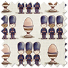 Kings Breakfast, Eggs Prince - Made to Measure Curtains